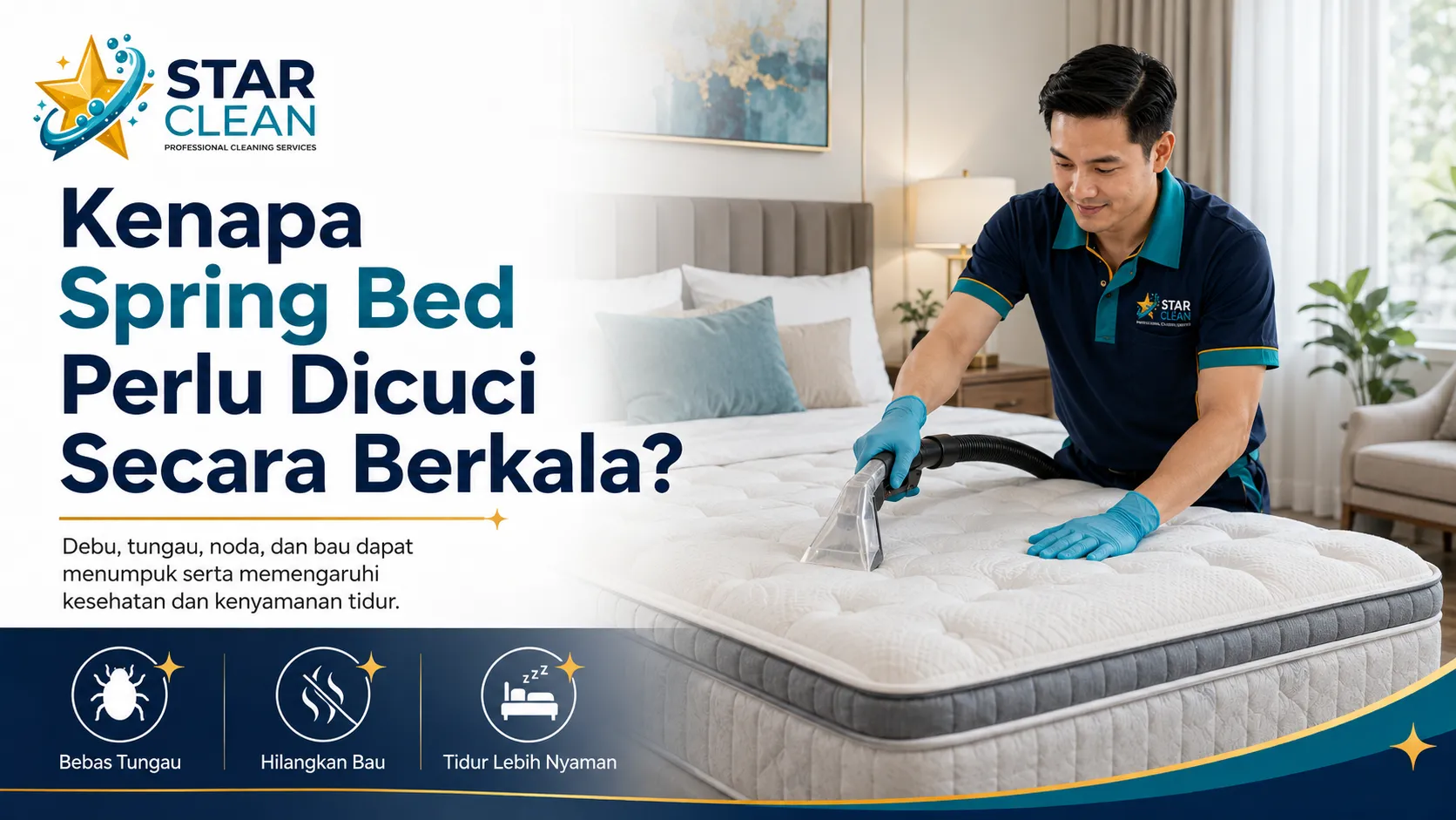 Kenapa Spring Bed Perlu Dicuci