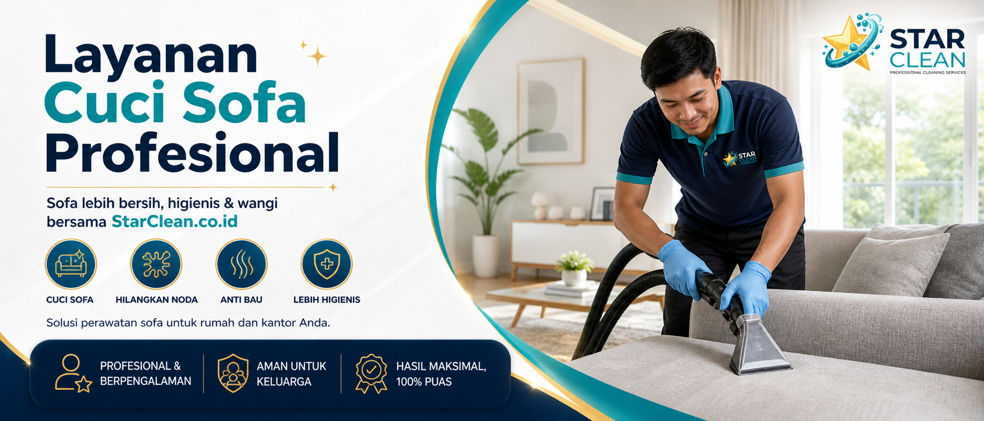 Slider Jasa Cuci Sofa Desktop, Jasa Cuci Sofa